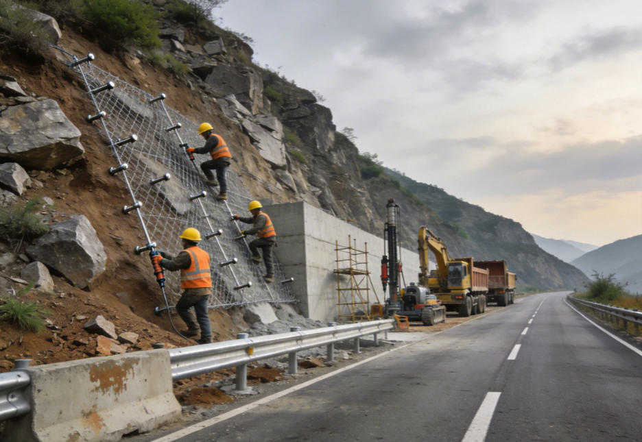 乐昌公路道路护坡